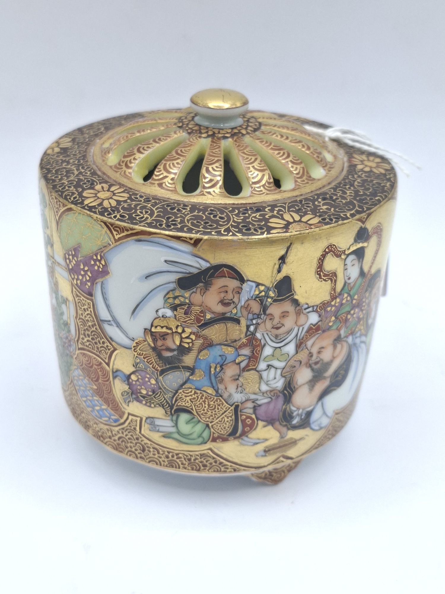 C.1950s Japanese Koro Kutani Incense Burner