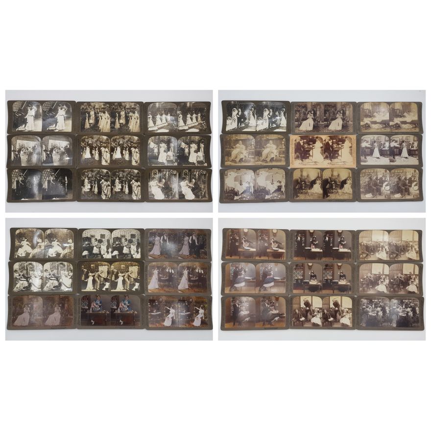 Stereograph Cards - Comical (x36)