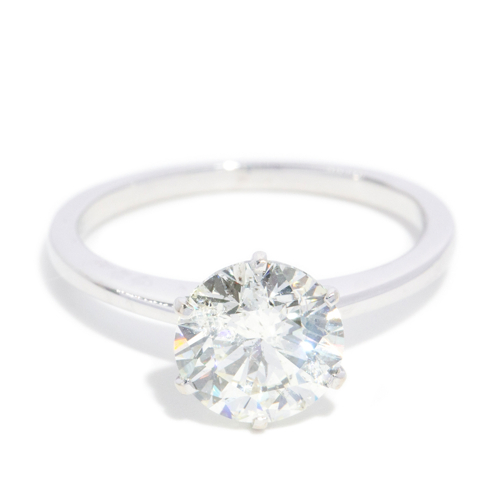 91 · 2.04 Carat Diamond Solitaire Ring in 14K gold