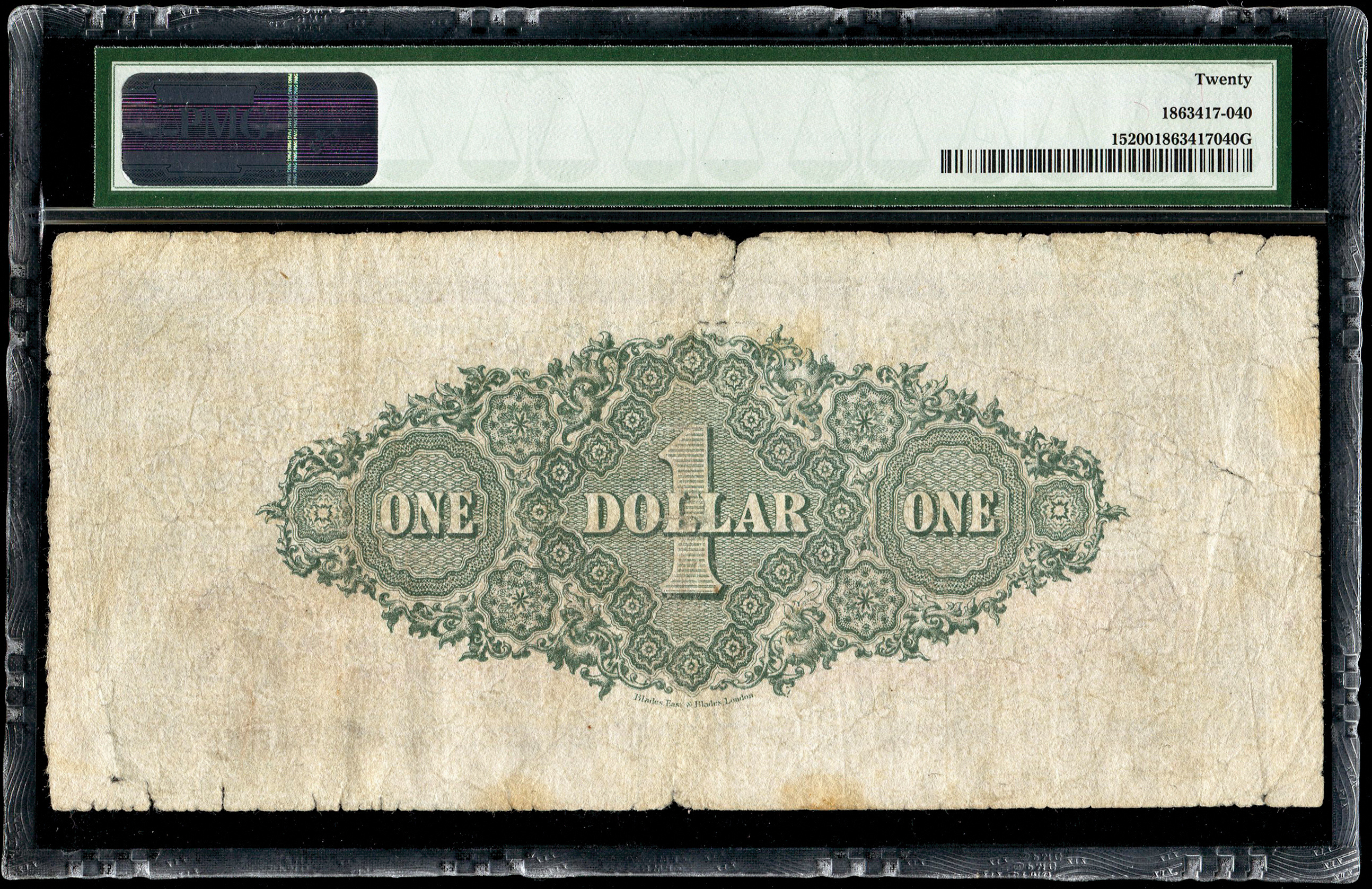 British North Borneo, $1, 1919-25, PMG 20 | TRIGOMETRIC SDN. BHD.