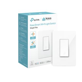 KASA SMART LIGHT SWITCH HS200, SINGLE POLE, NEEDS NEUTRAL WIRE, 2.4GHZ WI-FI LIGHT SWITCH WORKS WITH ALEXA AND GOOGLE HOME, UL CER