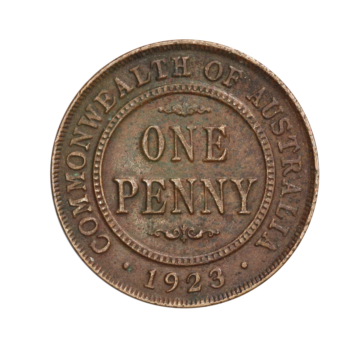 917. · George V, Penny, 1923, EF
