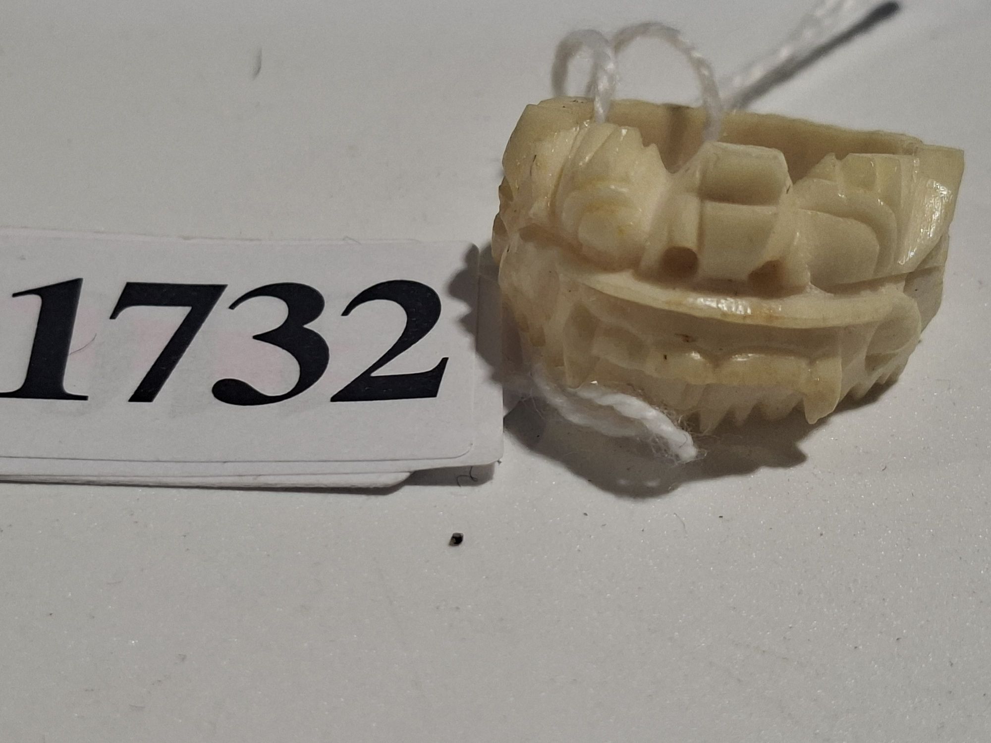 Antique Carved Ivory Ring