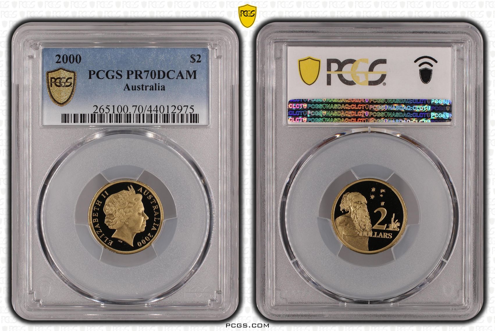 Elizabeth II, Two Dollars, 2000, PCGS PR 70DCAM