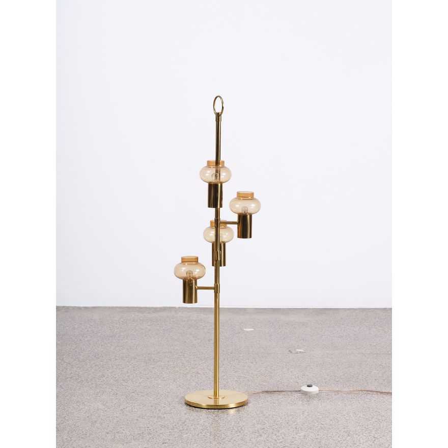 Laoni Belysning - A four-branch Danish standard lamp