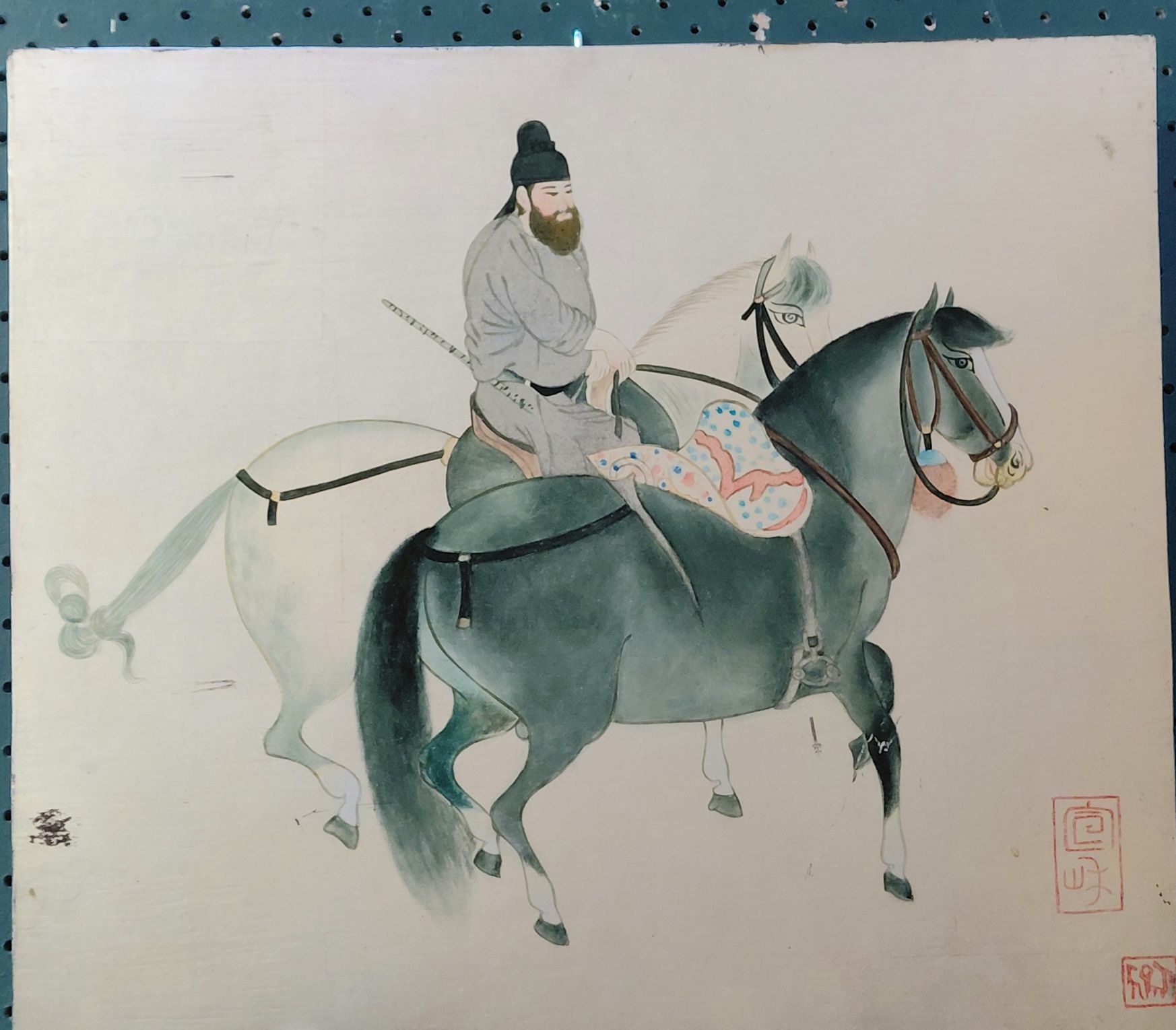Vietnamese Man Upon Horse Print