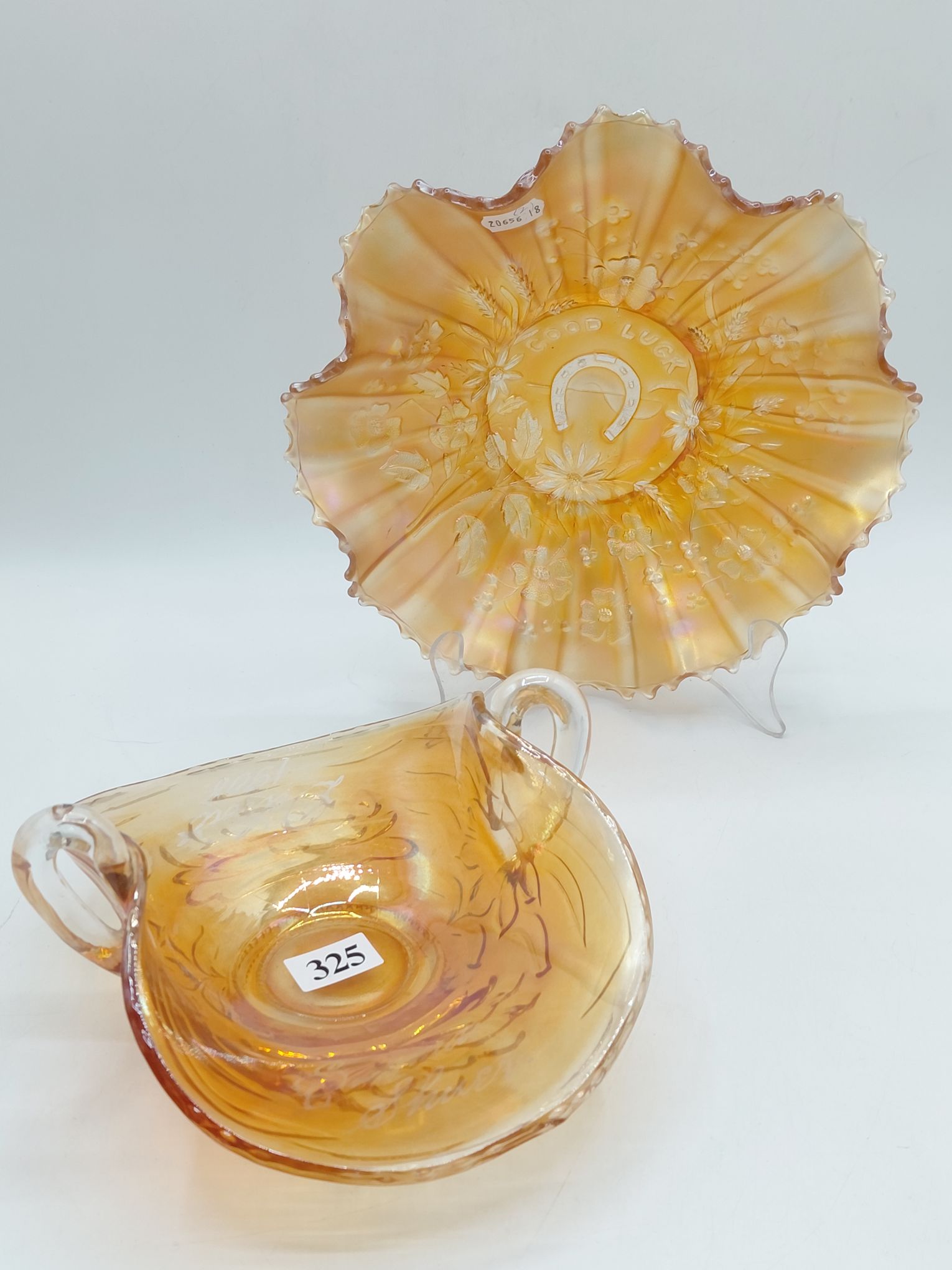 325 · MARIGOLD CARNIVAL GLASS