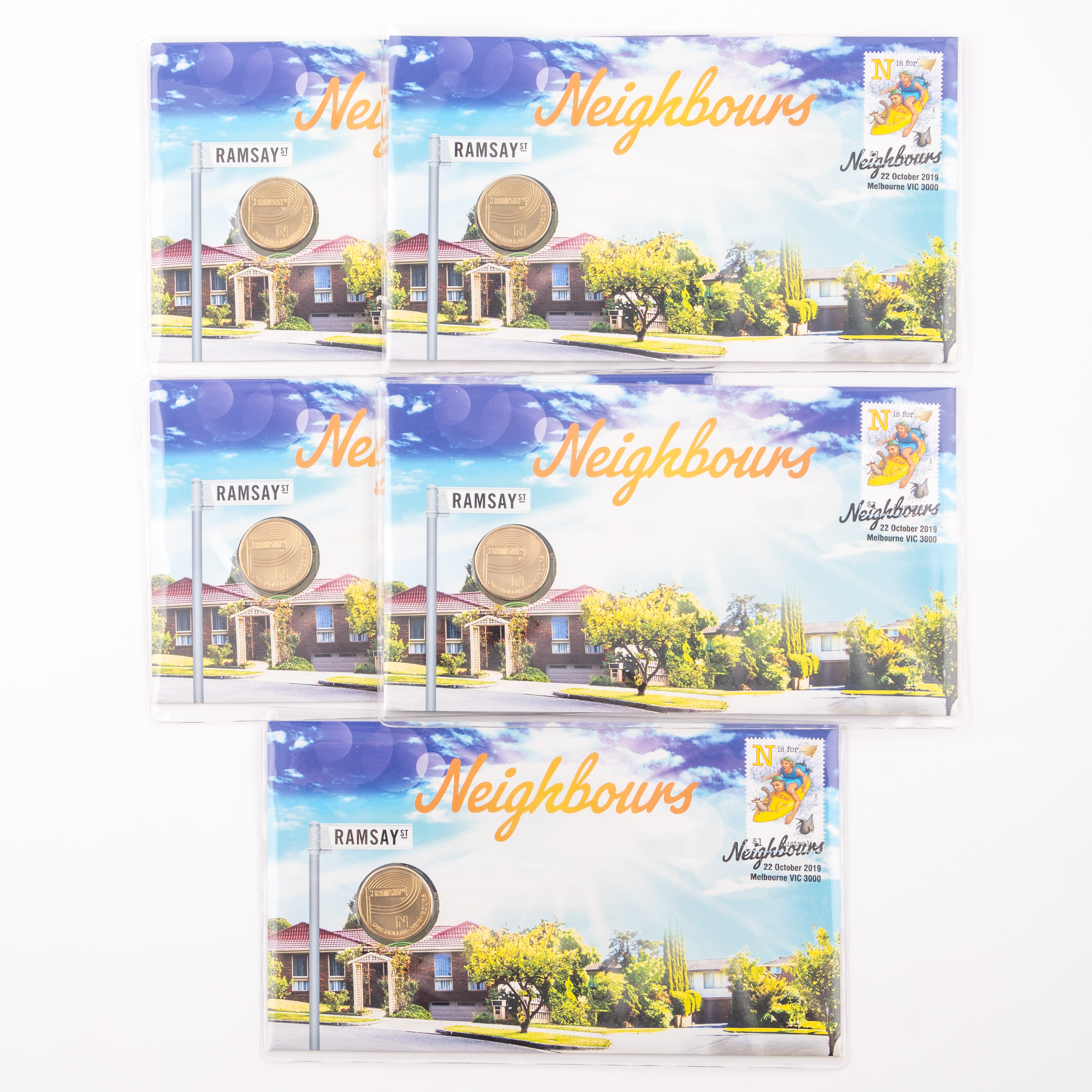 Elizabeth II, Neighbours, One Dollar, 2019, UNC