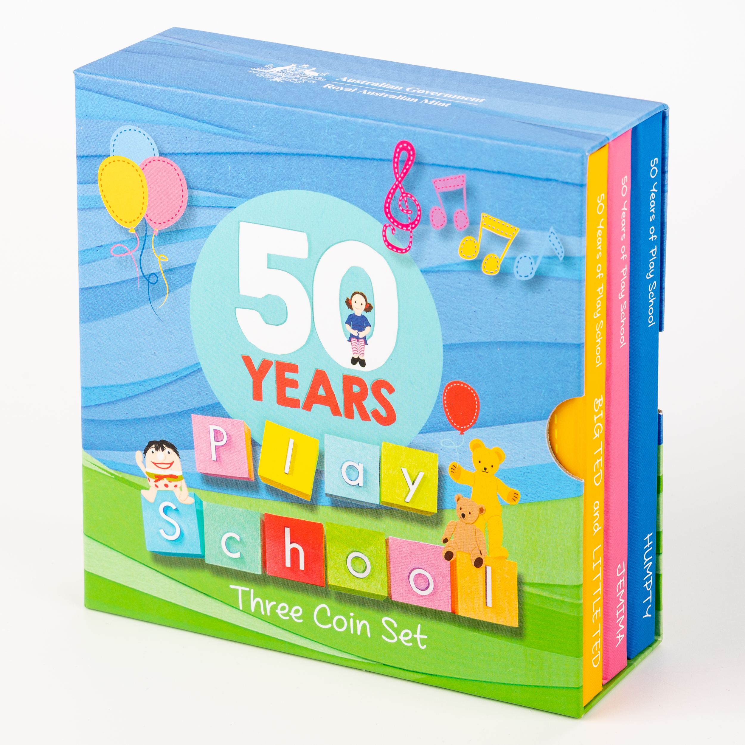 Elizabeth II, RAM - 50 Years of Play School, Fifty Cents, 2016, UNC