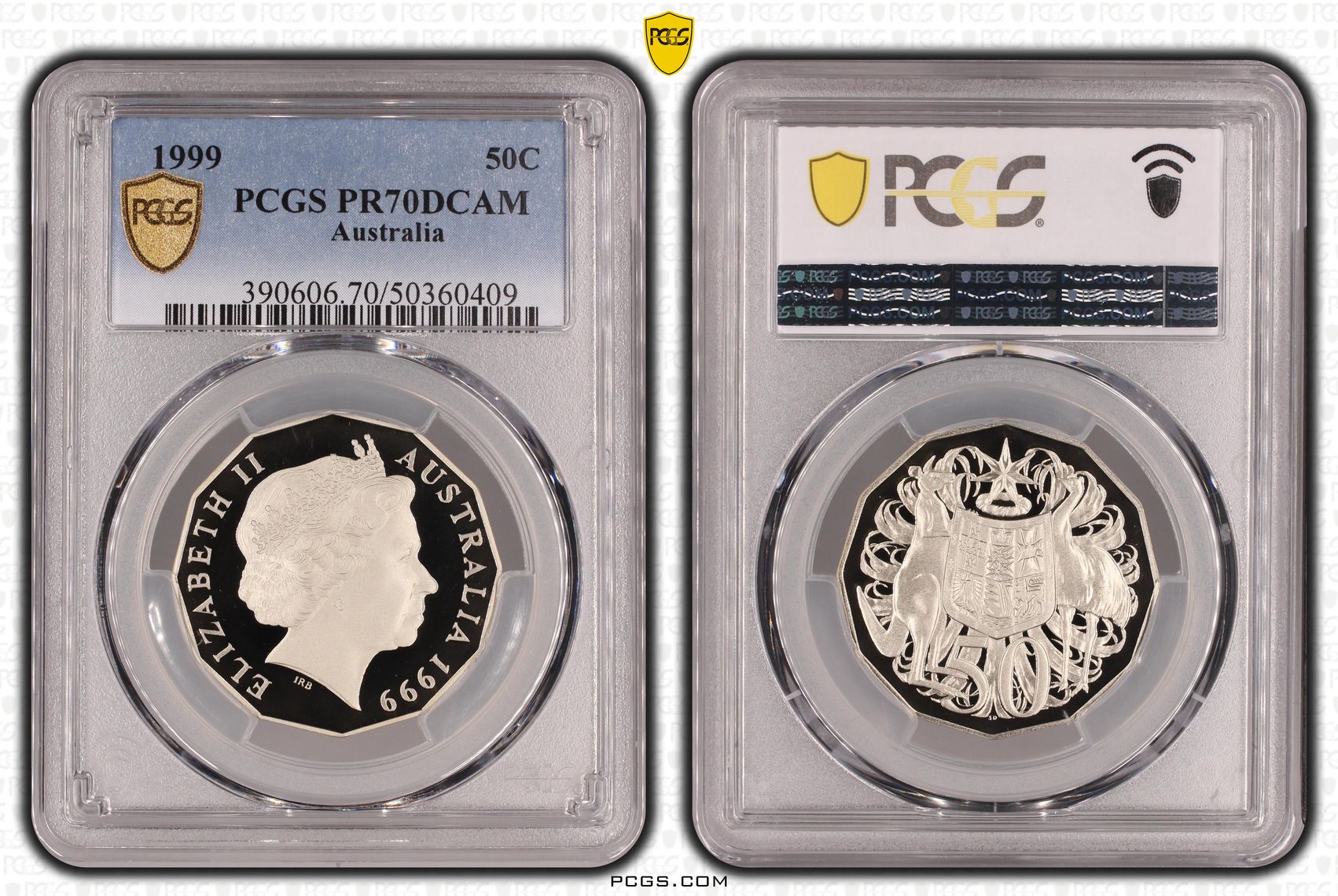 Fifty Cent, 1999, PCGS PR70DCAM