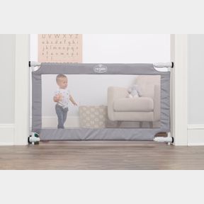 REGALO EXPANDABLE MESH 50-IN X 28-IN PRESSURE MOUNTED GRAY PLASTIC SAFETY GATE