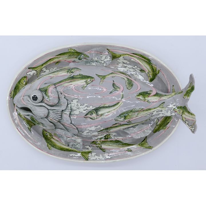 Patti Warashina ''Fish Tag'' 1973 Ceramic