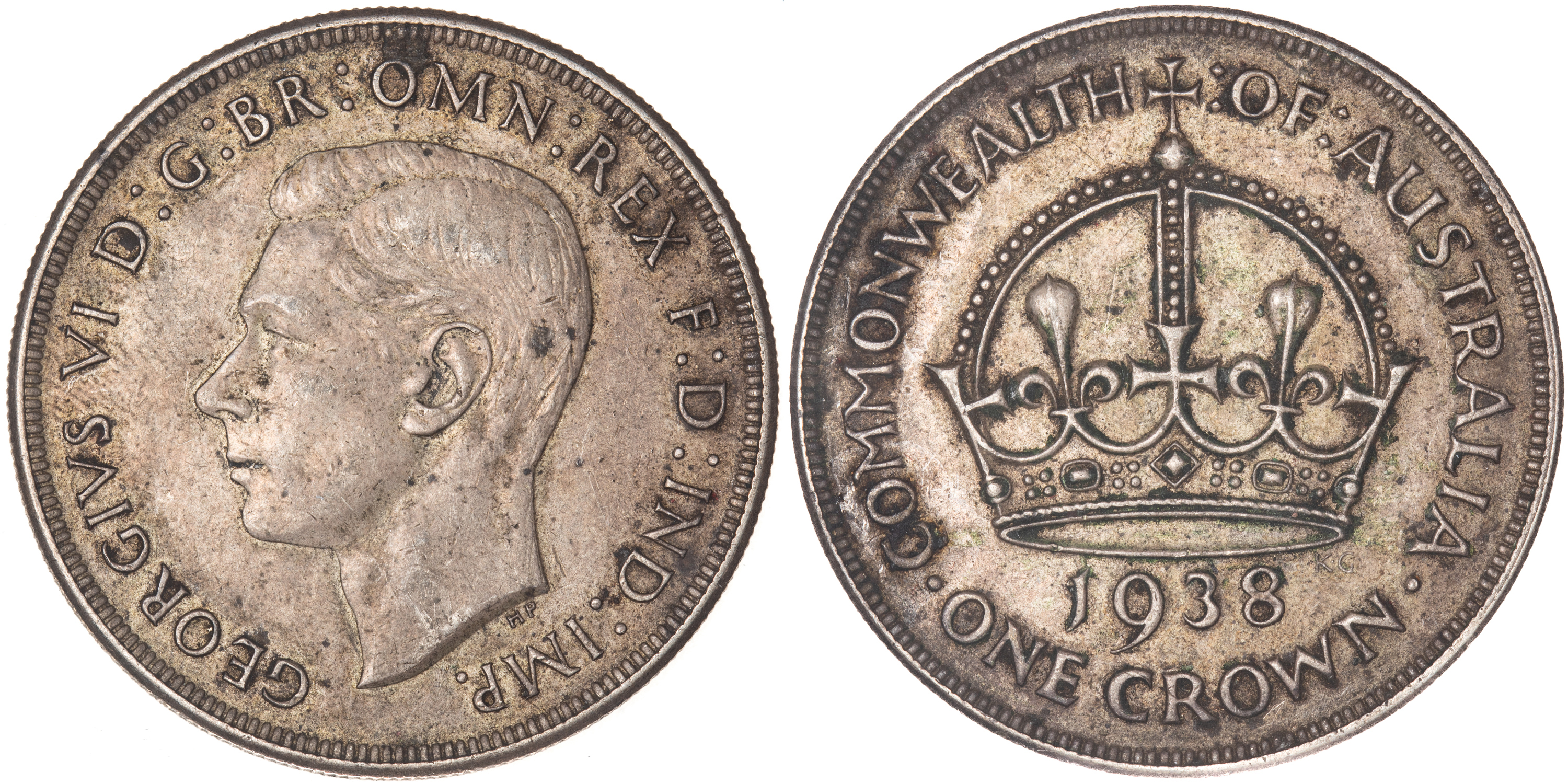 George VI, Crown, 1938, VF