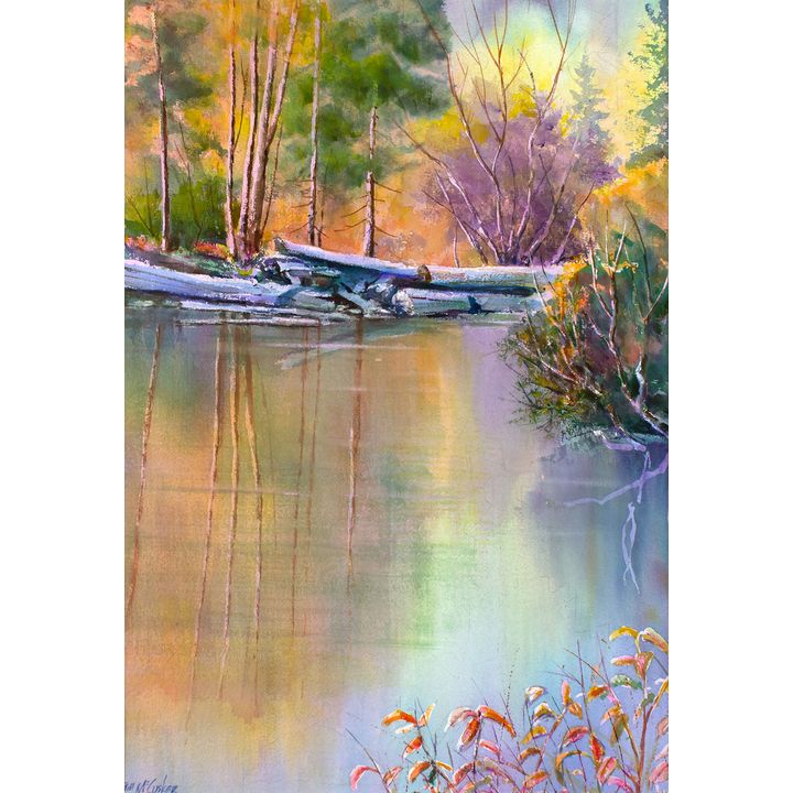 Quiet Water by Bill McCusker (1929- )