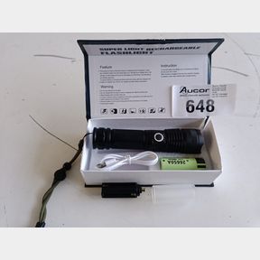 RECHARGEABLE P50 FLASHLIGHT TORCH 3000 LUMENS 26650 BATTERY INCLUDED -