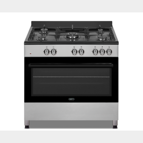 DEFY 90CM MULTIFUNCTION GAS ELECTRIC RANGE COOKER WITH THERMOFAN DGS902 - GLASS BROKEN