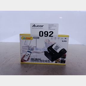 ANDOWL PORTABLE USB BLUETOOTH THERMAL PRINTER RECEIPT PRINTER - Q-P01 (FAULTY)