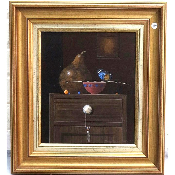 MICHAEL VINCENT MURPHY - OIL ON BOARD, dated '95