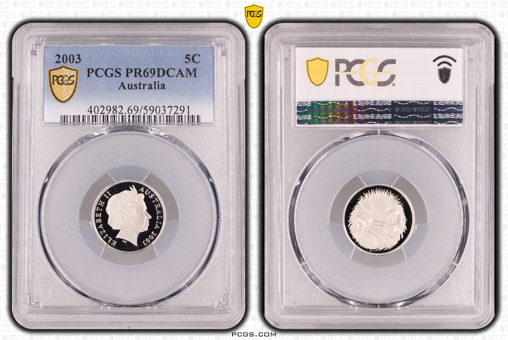 Five Cent, 2003, PCGS PR69DCAM