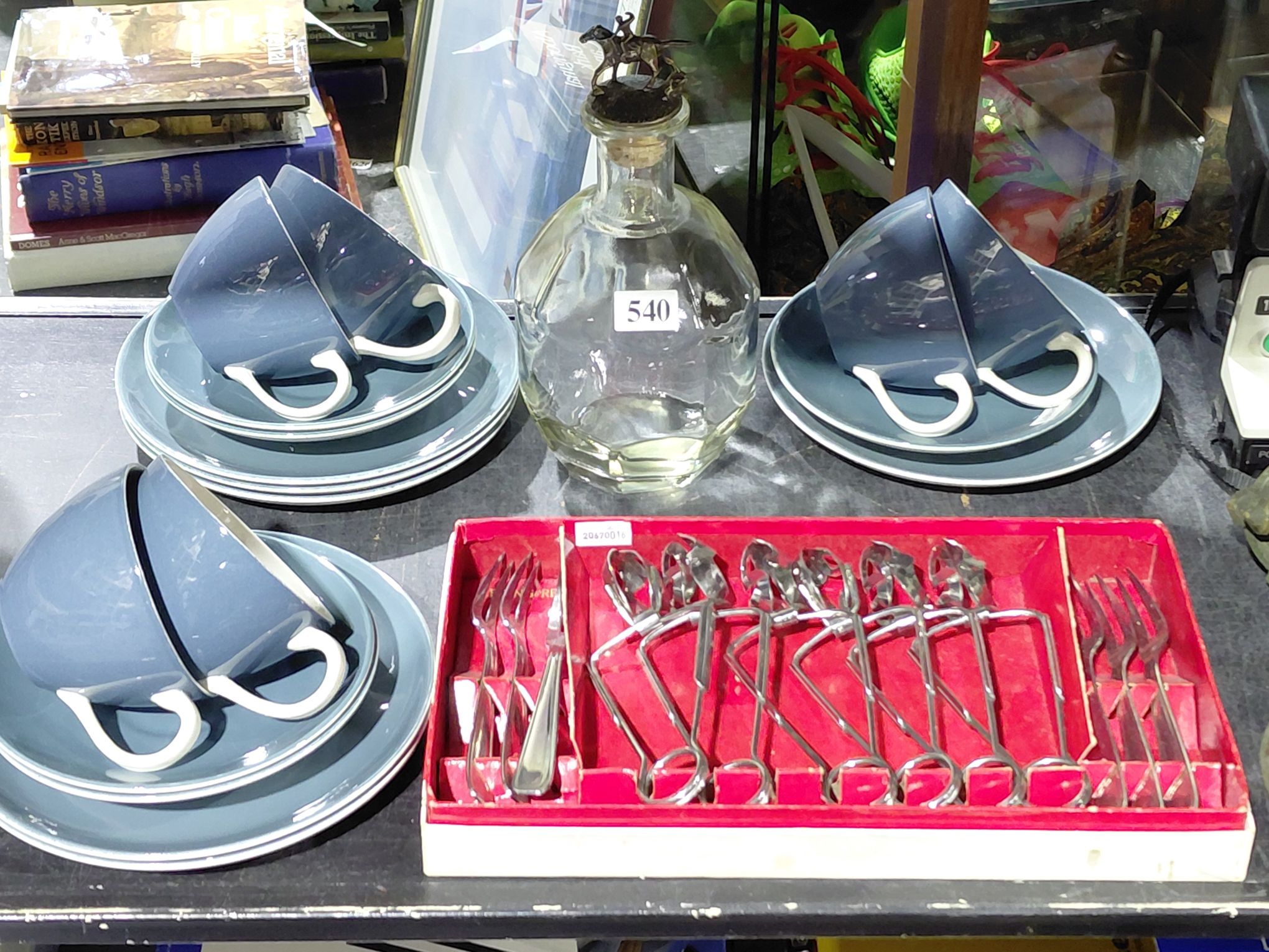 Letang And Remy Escargot Set And Decanter