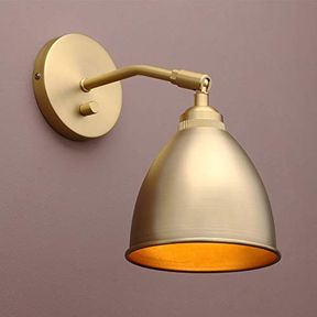 YOSOAN VINTAGE WALL SCONCE BOOKCASE LIGHT, 1-LIGHT DIMMABLE ON OFF SWITCH HARDWIRED INDUSTRIAL MOUNT METAL FIXTURE LIGHTING LAMP W