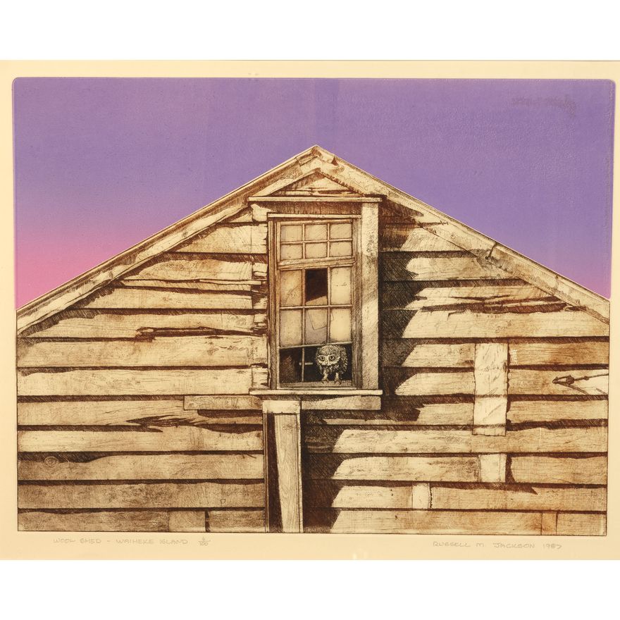 Russell Jackson 'Wool Shed - Waiheke Island'
