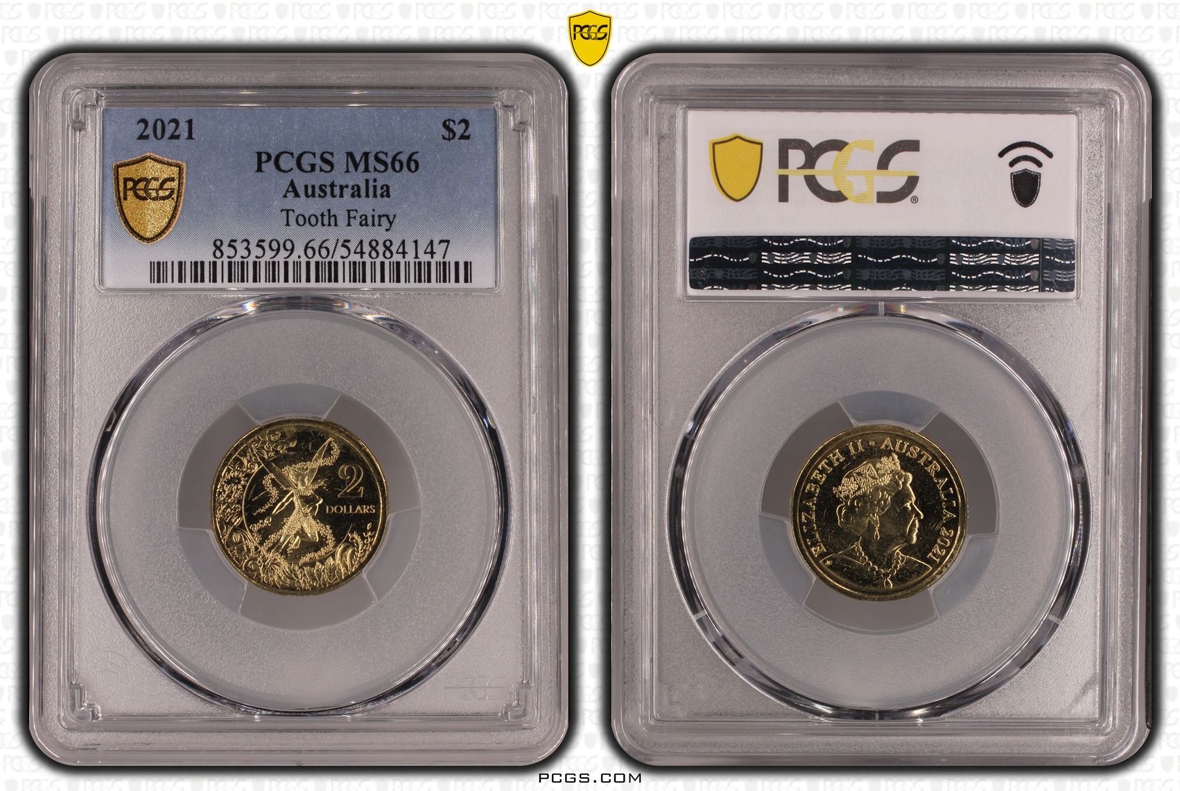 Tooth Fairy, Two Dollar, 2021, PCGS MS66