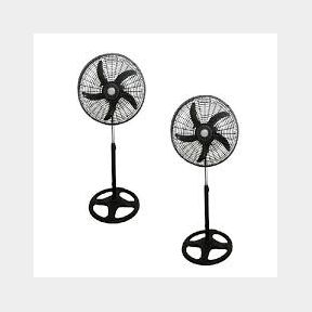 SET of 2 Digimark - Electric Fan 18 Inch - Metal - Pedestal Fan 55W-Bar 9902188205233- 51745/26038 AS B1 (S2)