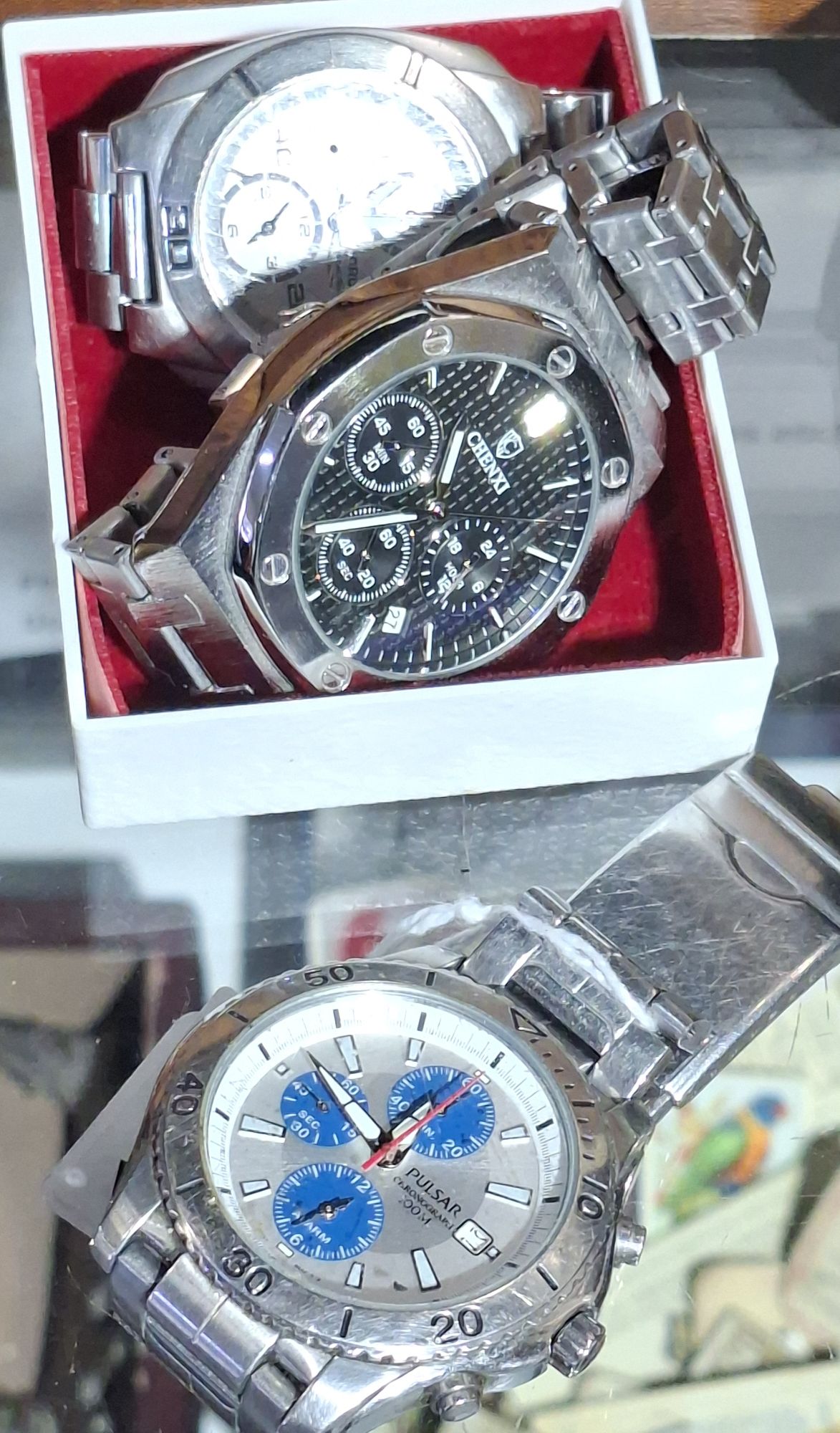 Three Collectable Mens Wrist Watches