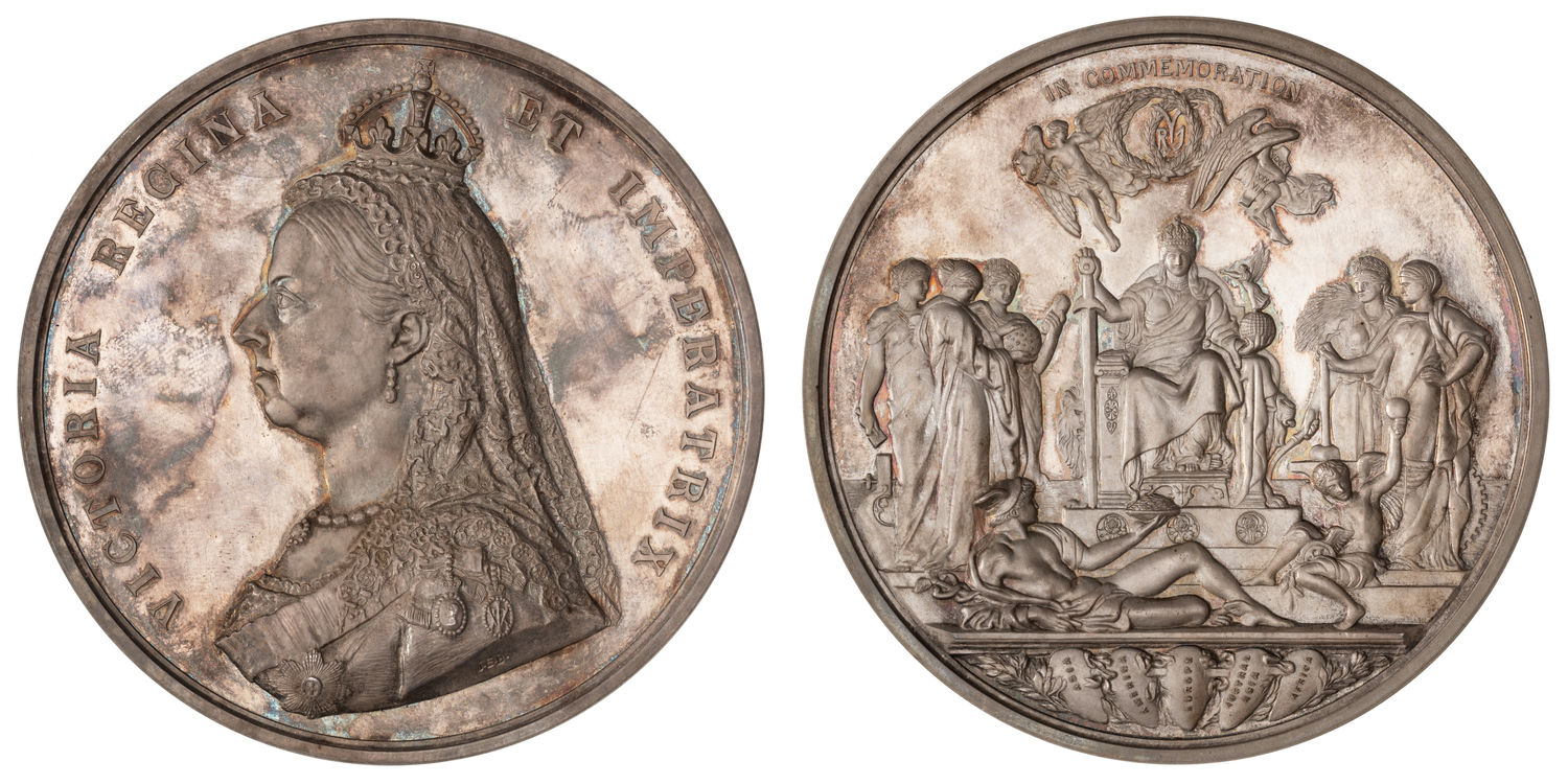 Great Britain, Victoria, Jubilee Medal (Silver), 1887, aFDC