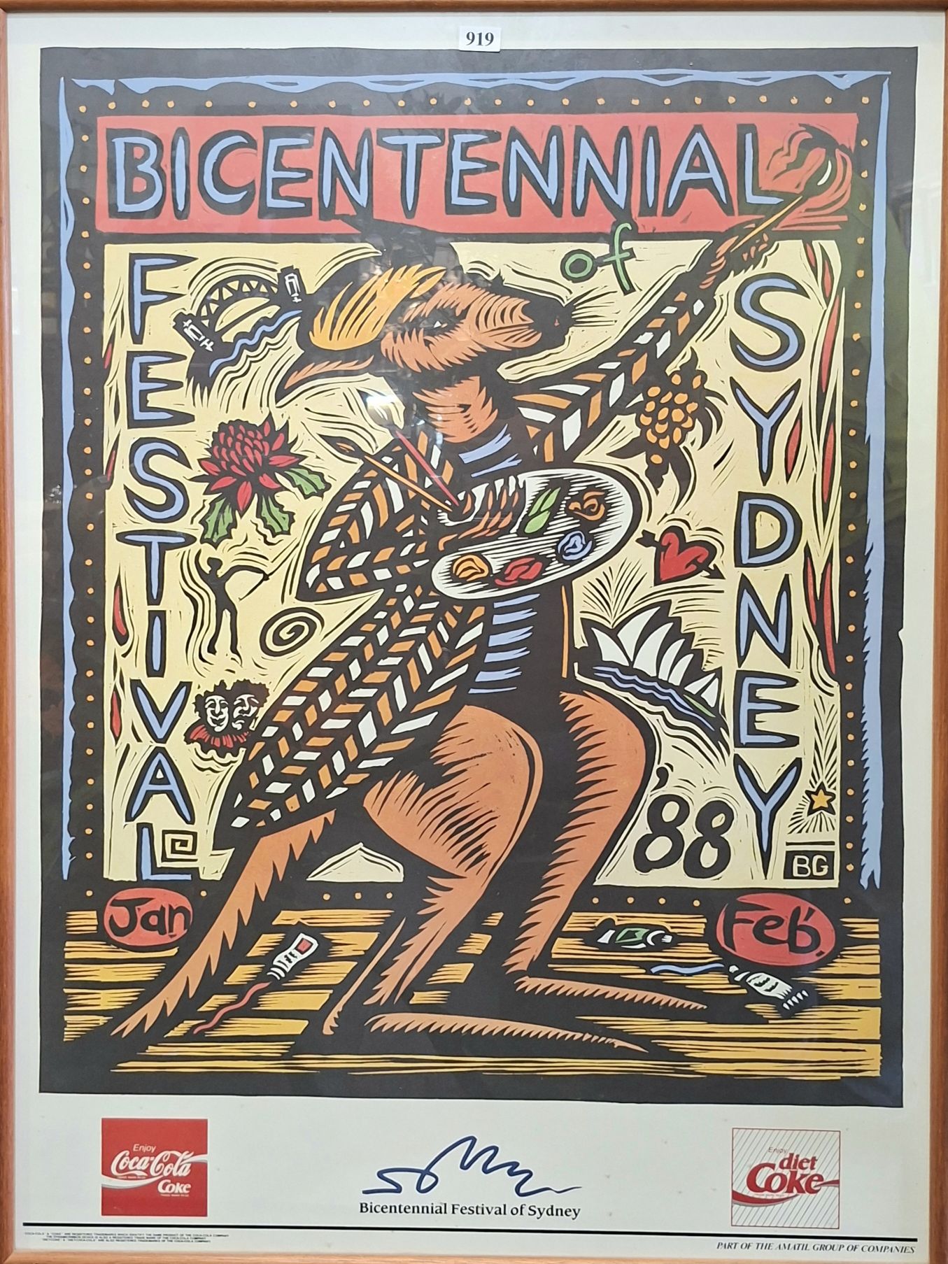 BICENTENNIAL SYDNEY FESTIVAL POSTER