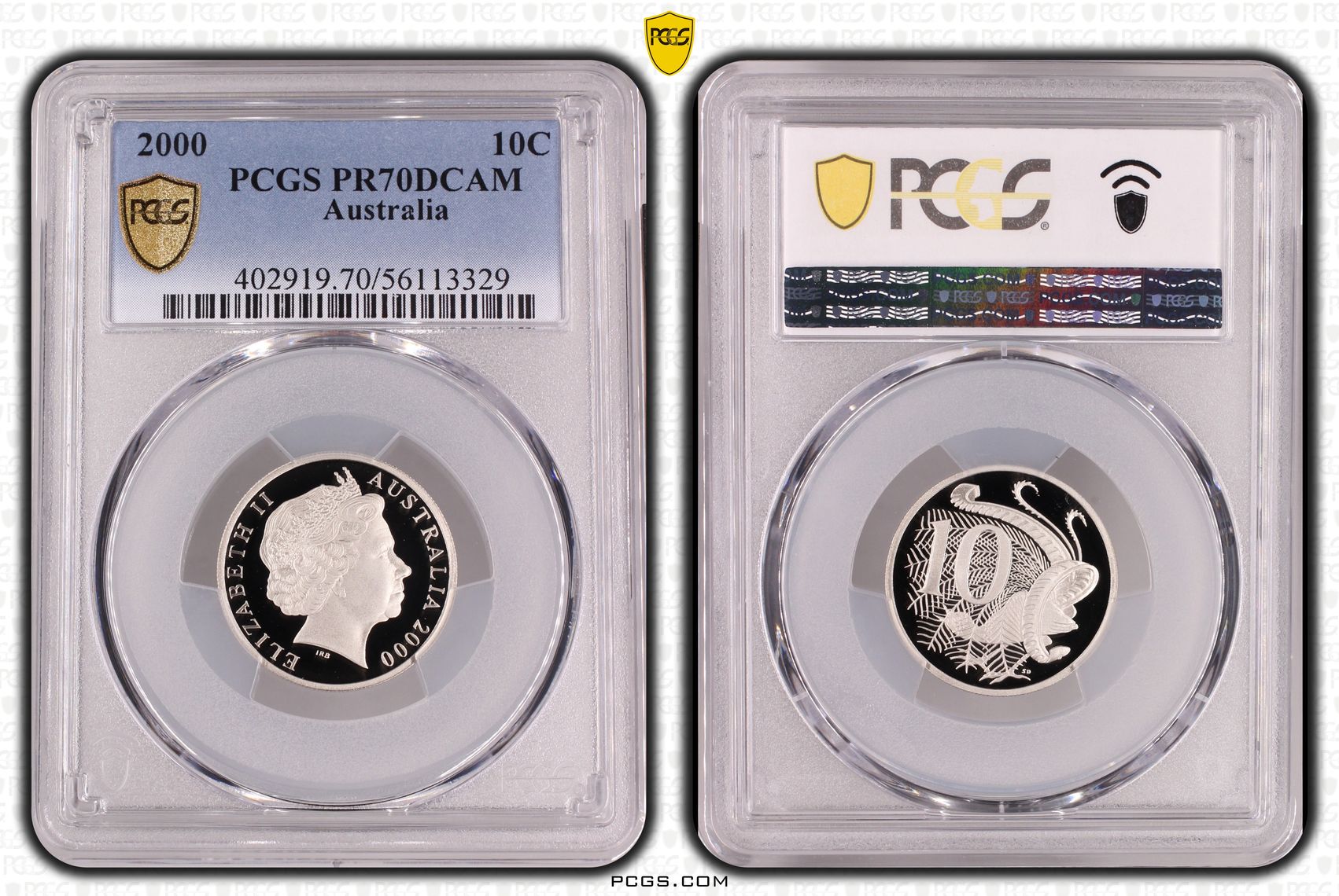 Ten Cent, 2000, PR70DCAM
