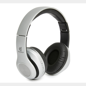 POWERUP H2 SERIES BLUETOOTH HEADPHONES - SILVER