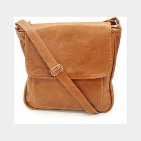 Genuine Leather Huxley Handbag Sling Bag - Medium Brown - Women - Bar 9902033469049 - 51748/14925
