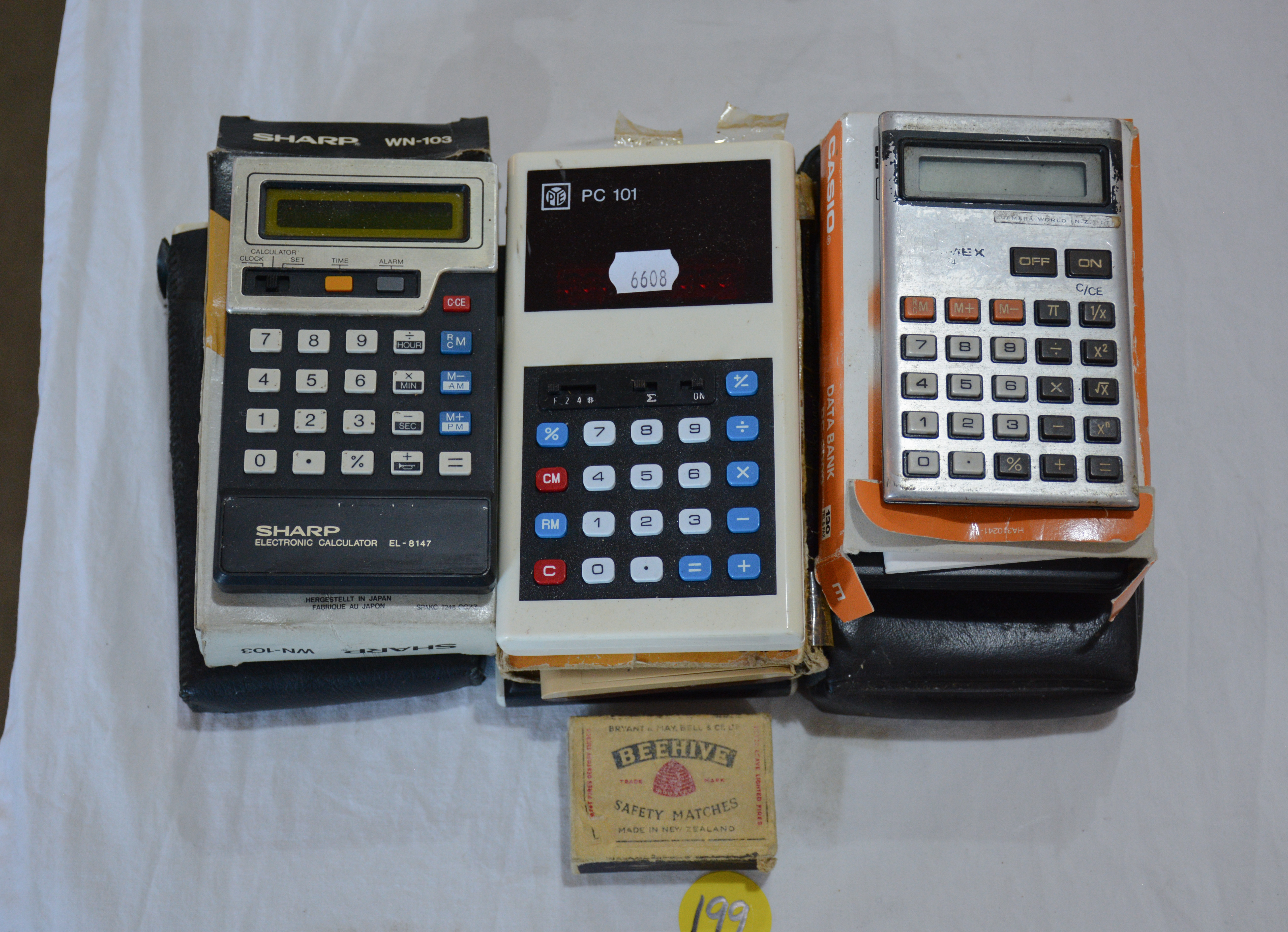 Collection of Calculators — sold at auction in New Zealand for $35