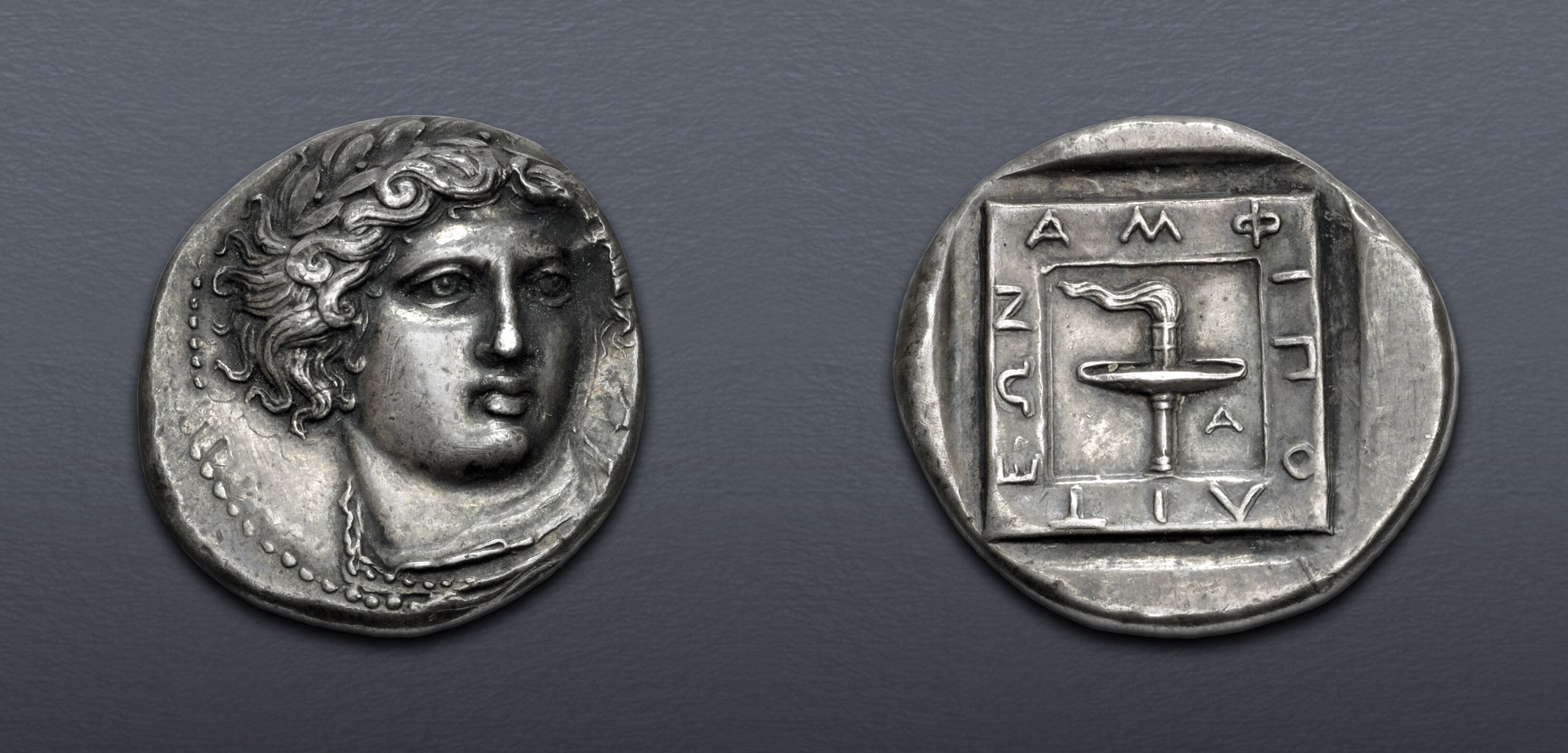 GREEK, MACEDON. Amphipolis. 364/3 BC. Electrotype “AR Tetradrachm ...