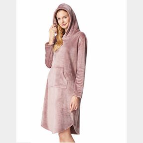 32° DEGREES HEAT COZY PLUSH SLEEP LOUNGER STRETCH SOFT HOODED SZ M