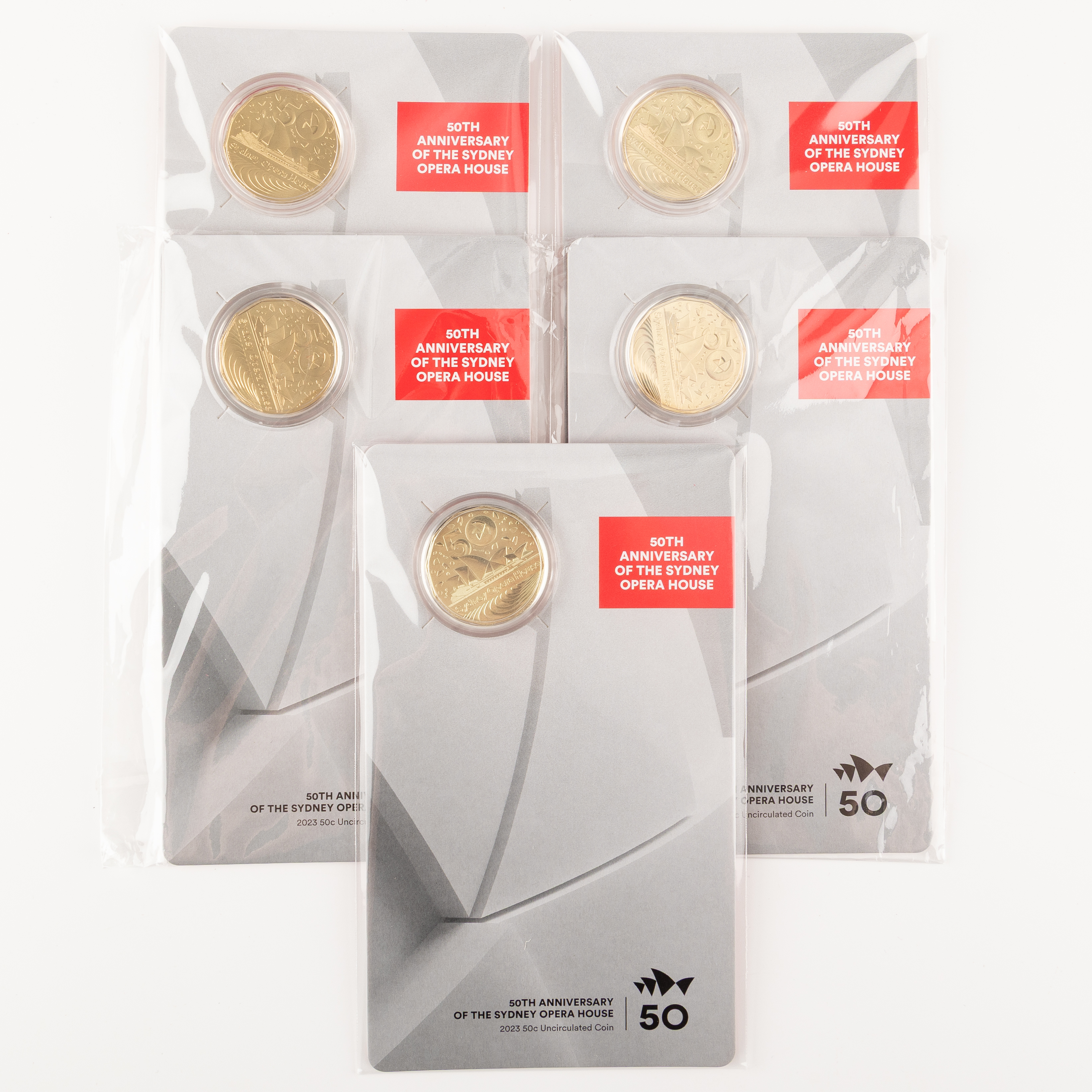 96 · RAM - 50th Anniversary of the Sydney Opera House, Fifty Cents, 2023,  UNC