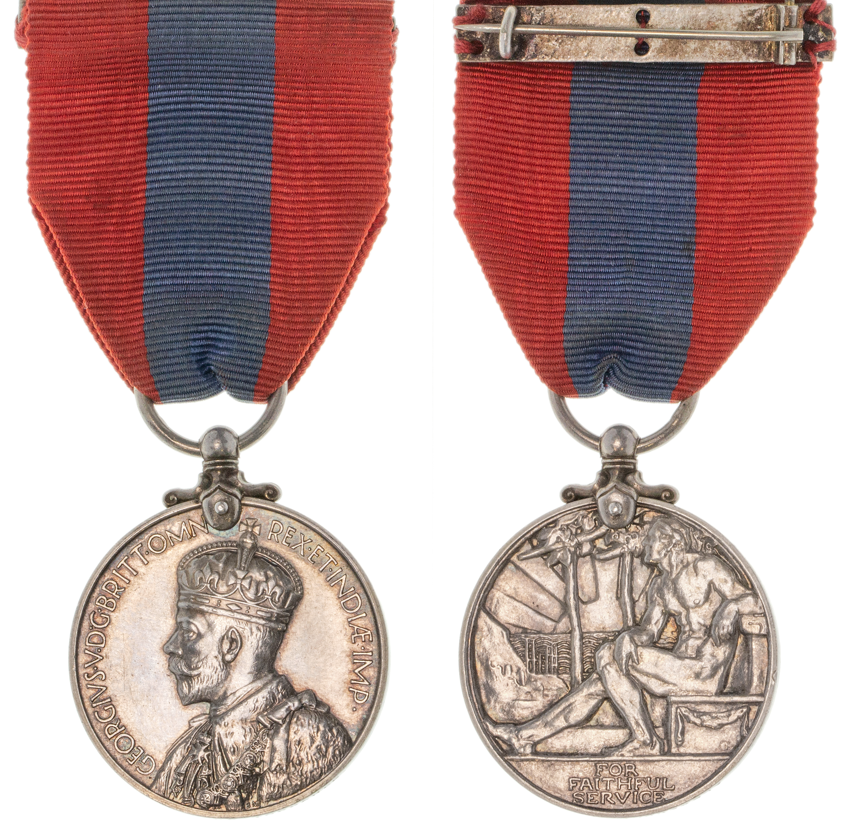Great Britain, George V, Imperial Service Medal, 1921, EF