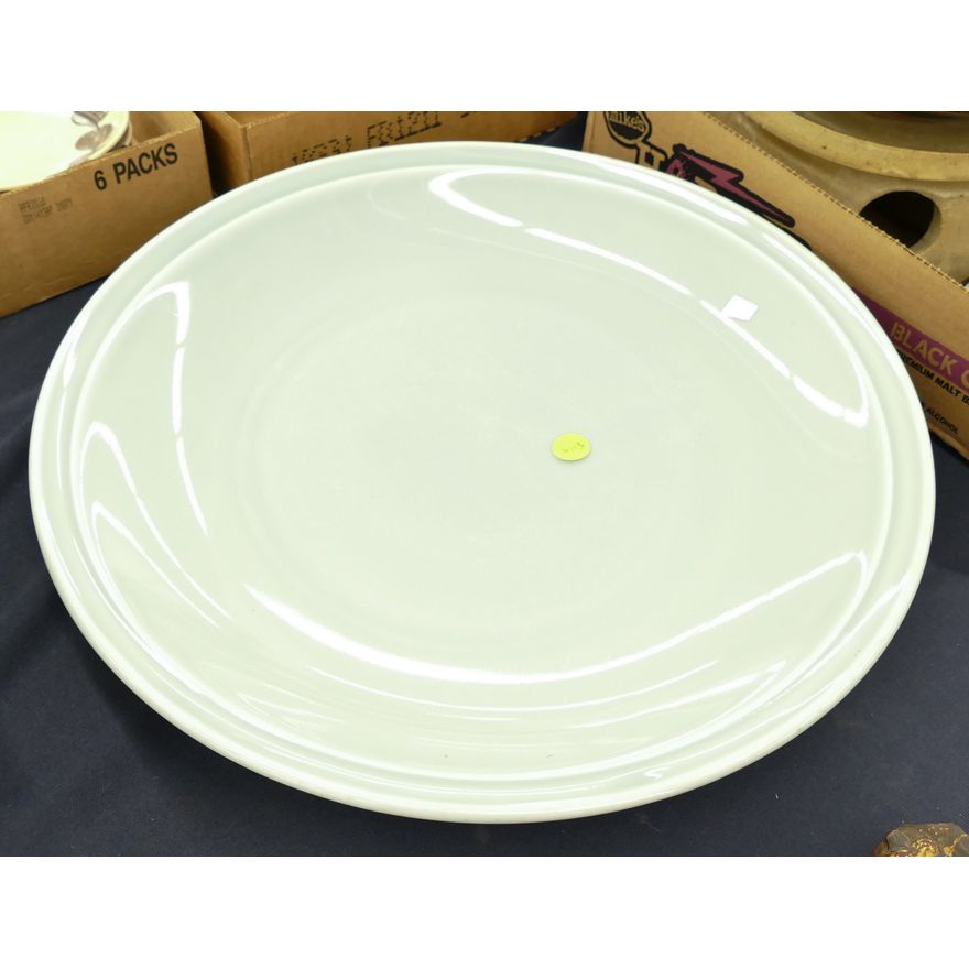 Chinese Porcelain Celadon Charger- 16.5'' diameter