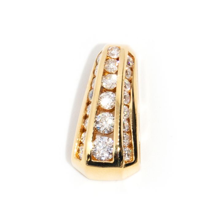 0.50 Carat Diamond 18ct Gold Pendant,