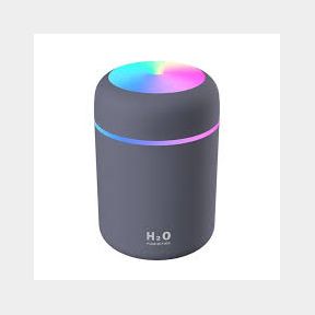 Colourful Ultrasonic Aroma USB Humidifier Portable Essential Oil Diffuser - Grey - 1 Pack - | 51745/1602 SN B3 (S3)