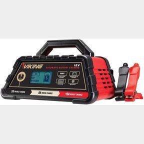 VIKING 2/8/15 AMP AUTOMATIC MICROPROCESSOR CONTROLLED BATTERY CHARGER