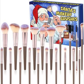 TIONCY 21 PCS MAKEUP BRUSHES SET CHRISTMAS STOCKING STUFFERS FOR WOMEN MAKE UP BRUSHES KIT CONCEALER EYE SHADOWS BLUSH BRUSHES SAN