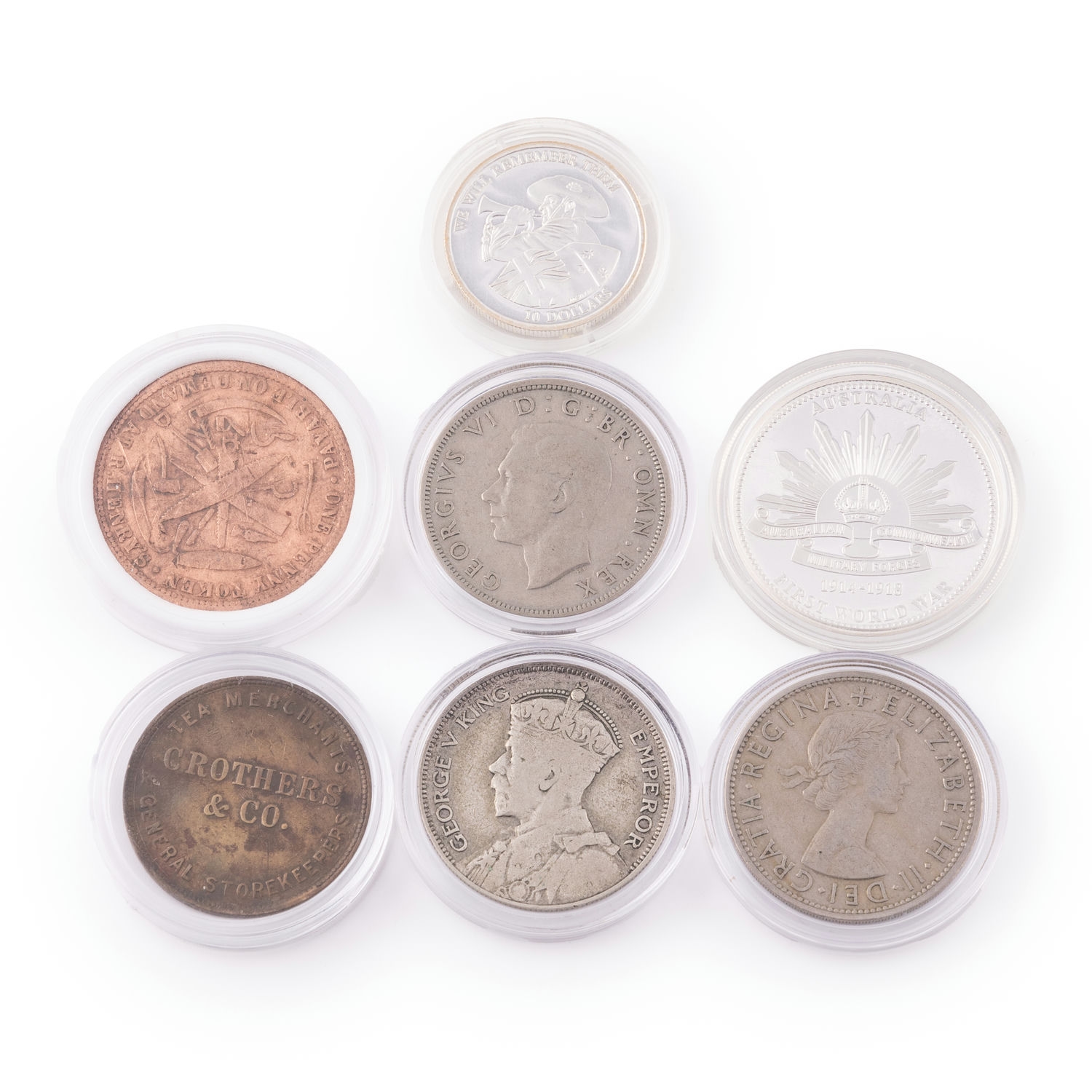 182 · Crothers & Co / R Henry, Penny,  VG - gF