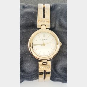 LADES GOLD COLOUR HALLMARK WATCH - 51929/3343