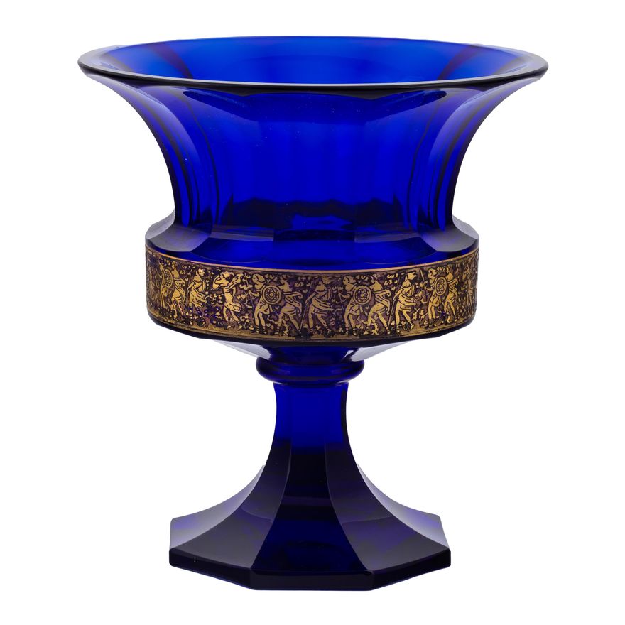 Krater kobaltowy, Moser, Czechosłowacja, ok. 1920 r.