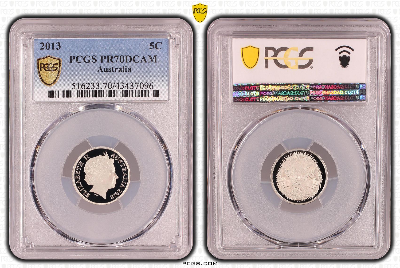 Five Cent, 2013, PCGS PR70DCAM