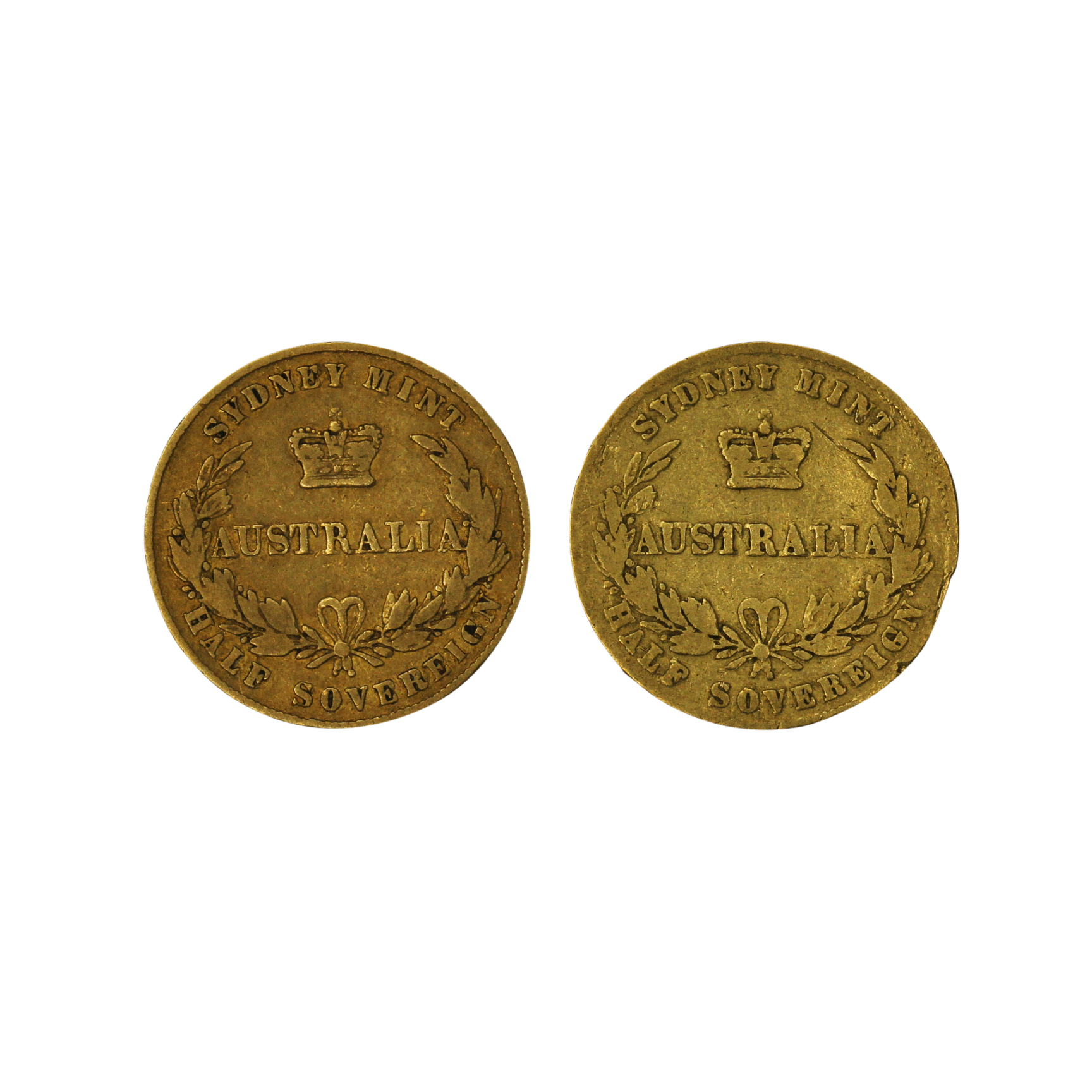 1148. · Group, Victoria, Half Sovereign, VG