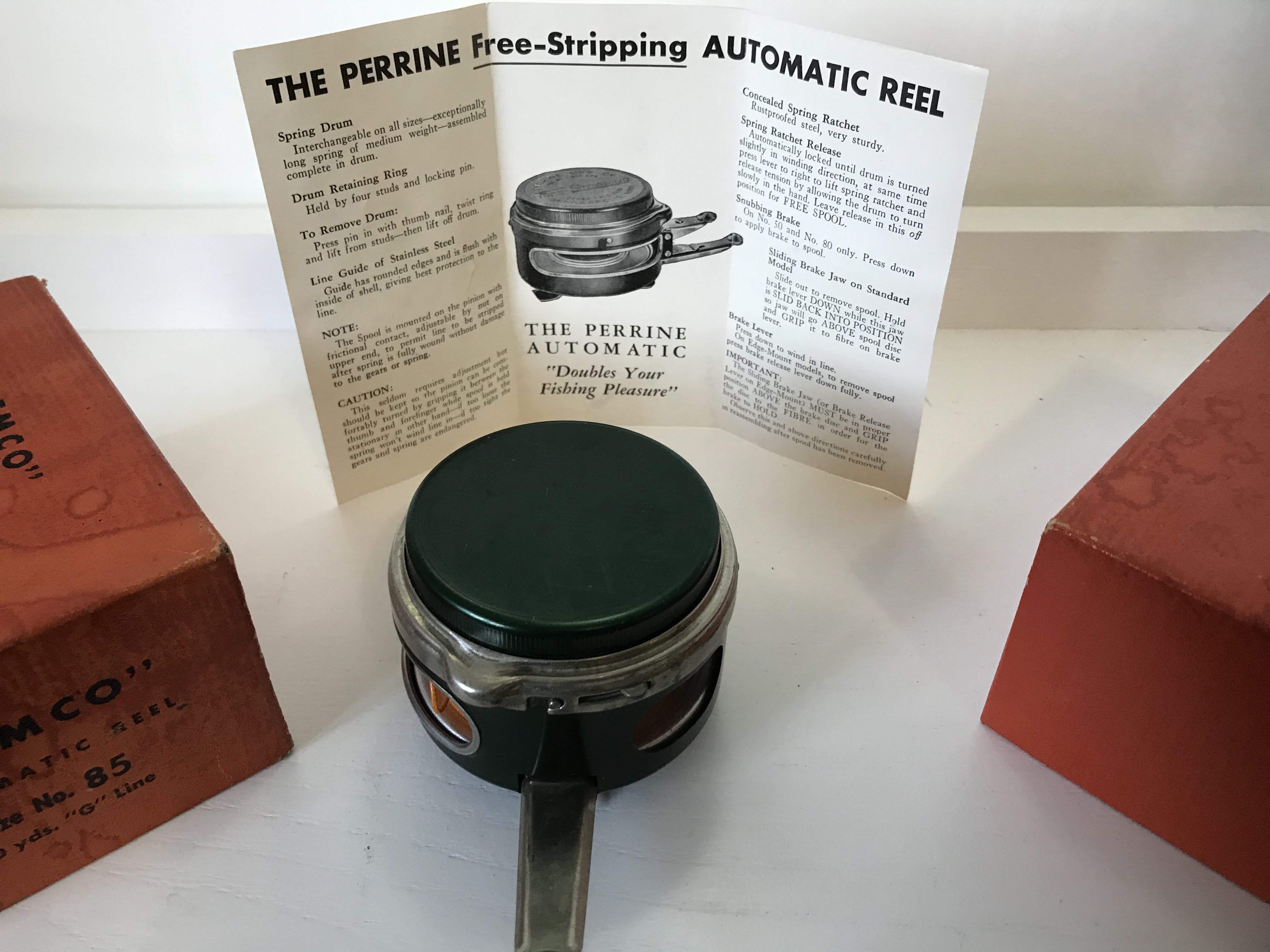 Perrine Pemco Automatic fly reel No. 85